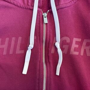 Tommy Hilfiger Womens Purple Long Sleeve Zipper Hoodie Size X-Large NWT